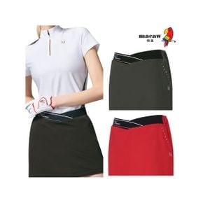 여성 배색 밴딩 미니 큐롯 스커트 MMW2CU61_P391155711