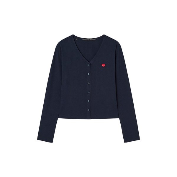 [온라인 단독] 미니하트 포인트 자가드 가디건 OQ1K5440