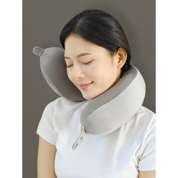 [프리미엄ver] 지티스 여행용 목베개 양면 접히는 휴대용 목쿠션