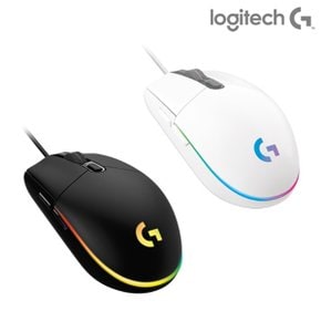 로지텍 G102IC 블랙 2세대 LIGHTSYNC 유선 게이밍 마우스 벌크 8000DPI RGB