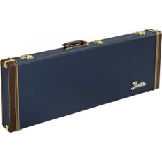 Fender 펜더 하드 케이스 Classic Series Wood Case StratTele, Navy Blue