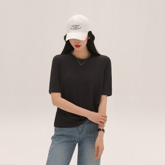 시크폭스 / [made]페너스트 레이온 스판 5부 티셔츠