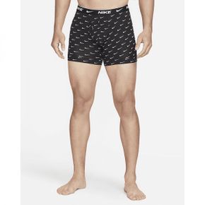 [해외] 나이키 드라이핏 에센셜 Cotton Stretch 남성 Boxer Briefs (3-팩) - KE1167-009