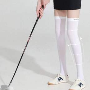 여성 골프 스타킹 자외선 차단 스타킹 흡한속건 골프웨어 시원한 야
