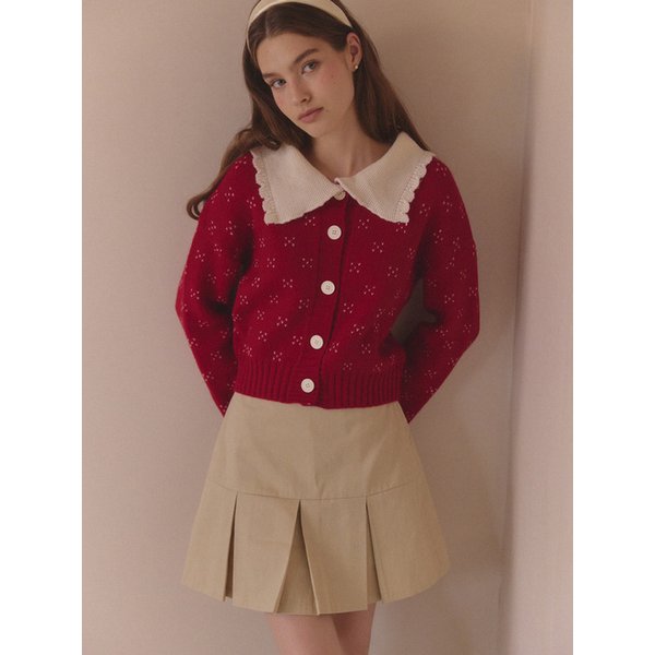 플리츠 미니 스커트  (TJSAH2301)