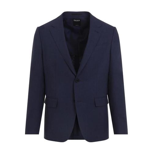 에르메네질도제냐 자켓 373523A310FT207 Dark Blue
