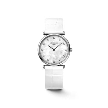 론진 라 그랑드 클래식 MOP 다이아 화이트 스트랩 29MM L4.512.4.87.0