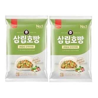  [오티삼립]냉동 야채꼬마호빵 6입(240g) 2개