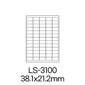 폼텍 라벨 LS-3100 100매 흰색 라벨지 A4 스티커 원형 제작 인쇄 바코드 우편 용지 폼택