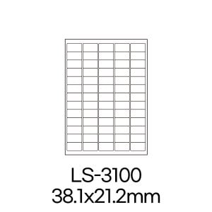  폼텍 라벨 LS-3100 100매 흰색 라벨지 A4 스티커 원형 제작 인쇄 바코드 우편 용지 폼택