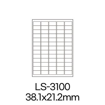  폼텍 라벨 LS-3100 100매 흰색 라벨지 A4 스티커 원형 제작 인쇄 바코드 우편 용지 폼택