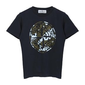 KIDS 네이비 로고 티셔츠 791621050 V0020/10A,12A