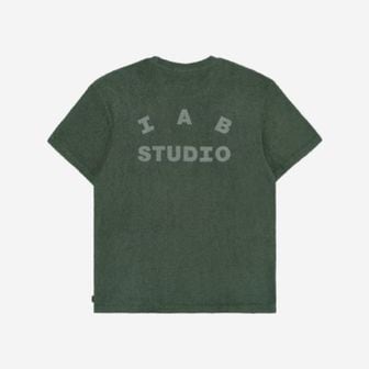  아이앱 스튜디오 타월 티셔츠 딥 그린 IAB Studio Towel T-Shirt Deep Green