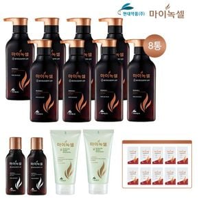 현대약품 마이녹셀 샴푸(400mlX8+100mlX2+6mlX10)+트리트먼트(150mlX2)..[34088450]