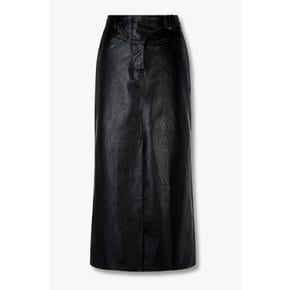 [부산점] 보브)) 신세틱 레더 H라인 롱 스커트 (7125435100)