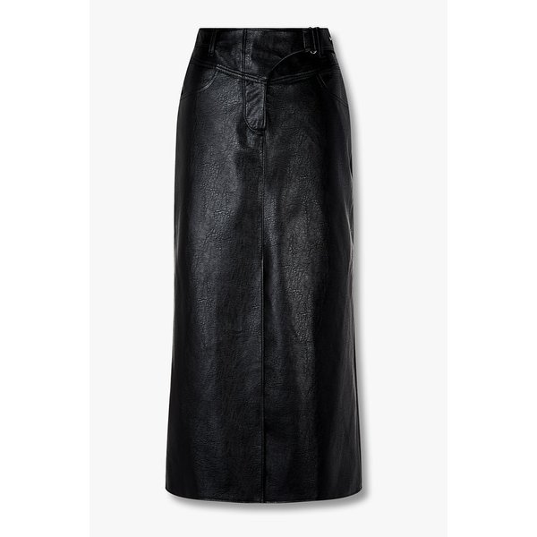 [부산점] 보브)) 신세틱 레더 H라인 롱 스커트 (7125435100)