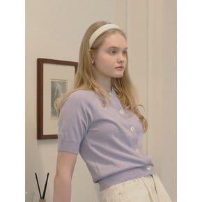 Suburb Girl Half Sleeve Cardigan (Lavender)
