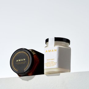 [AMAN] 아만 화이트 허니 250g x 4병+마운틴 허니 250g x 1병