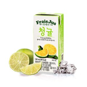 프레주 청귤 테트라팩 190ml 24팩 과일주스 음료