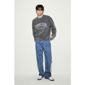 공용 가먼트다이 바시티 스웨트셔츠 T32E7TTO40TMT1 TOMMY JEANS