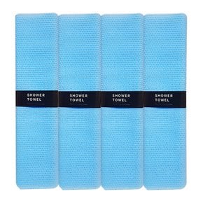 일회용 샤워타올 블루(띠포장) 휴대용 일회용샤워타올