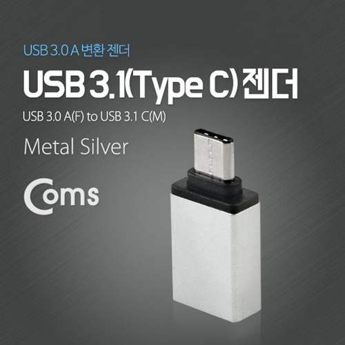C 젠더 A to C타입 Silver