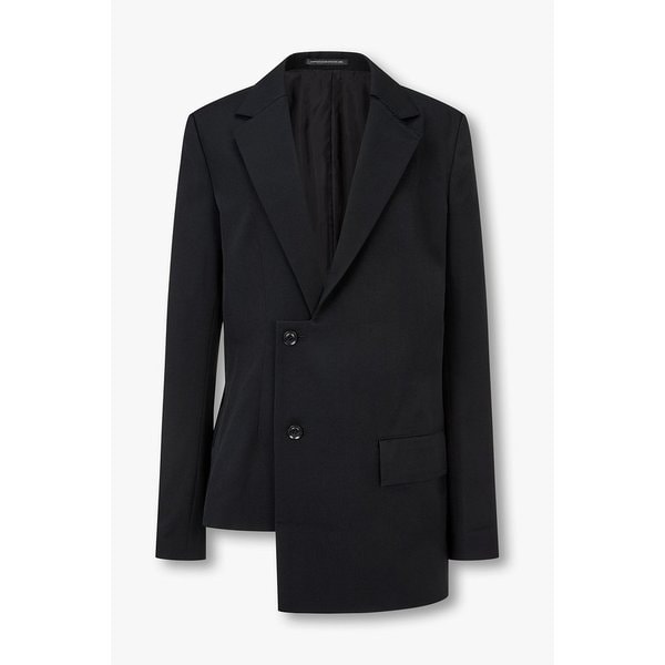 [Y`s] 어시메트릭 울 싱글 자켓 6615301101000