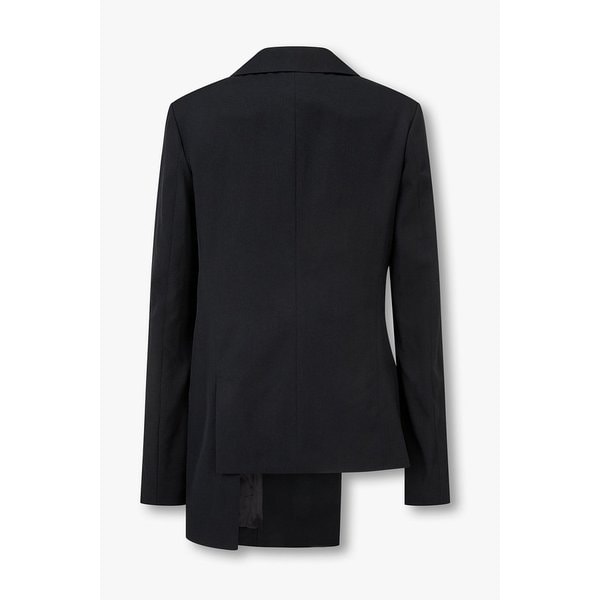 [Y`s] 어시메트릭 울 싱글 자켓 6615301101000