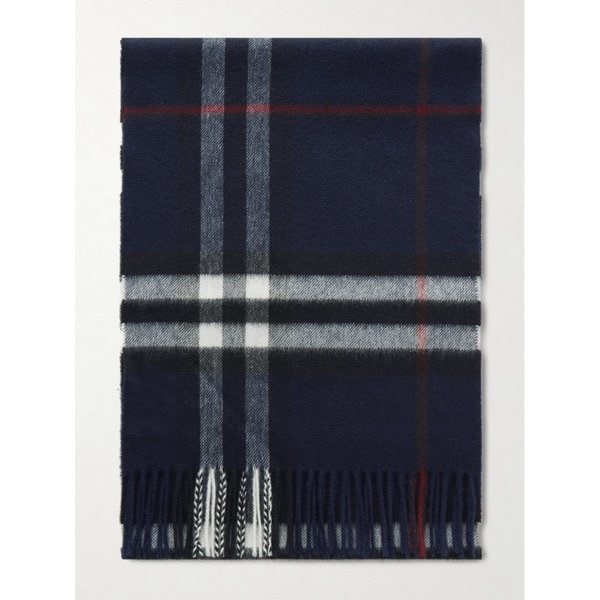 프린지 체크 캐시미어 스카프 46376663162858475