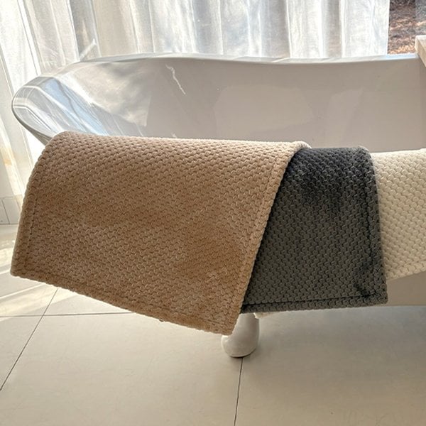 샤인비 모아르 욕실 주방 발매트 45x65