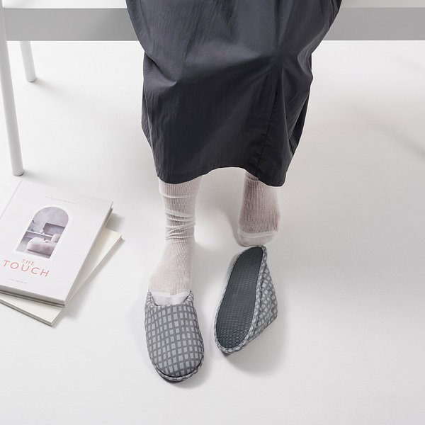 사각사각 거실화_250-265_돌담체크 J615901002481