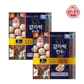 X.O.감자떡만두 김치 (320gx2) x 2개