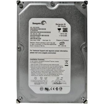  일본 씨게이트 바라쿠다 Seagate st3250820ns Barracuda ES 250GB 3.5 SATA 7200rpm 8MB 1567741