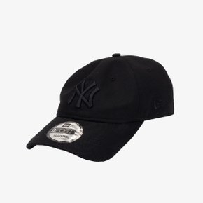 MLB 뉴욕 양키스 블랙 온 블랙 언스트럭쳐 볼캡 블랙 14205799