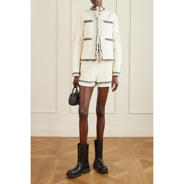 캔버스 트림 부클 트위드 쇼츠 46376663162958841