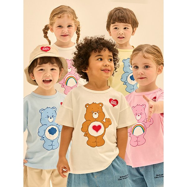 안녕 케어베어 반팔 티셔츠