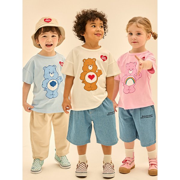 안녕 케어베어 반팔 티셔츠