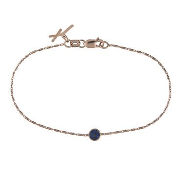 페르테 아르코 브레이슬릿(Blue, Red, Green, White), Arco Bracelet 17.7cm, 14k rose gold