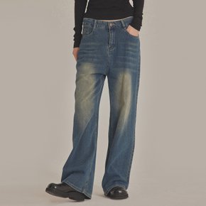 BUCKLE BACK WIDE-LEG JEANS_T423DE400(IW)