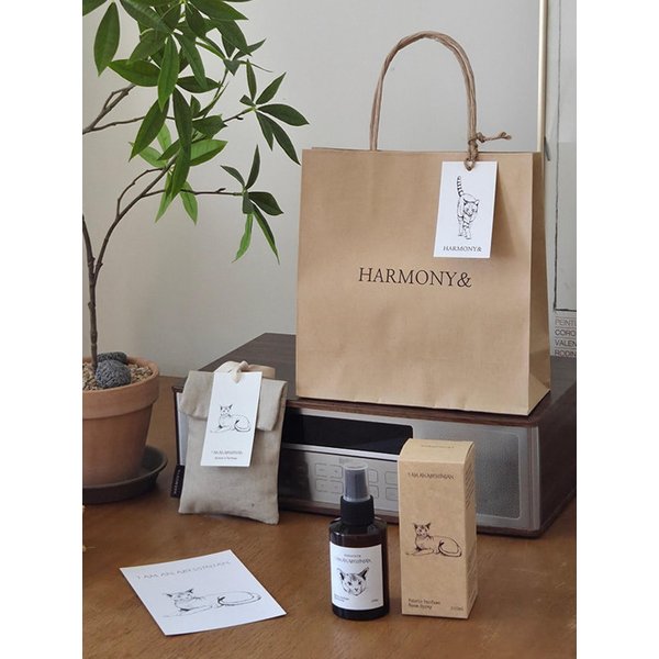 [선물세트/포장] 섬유향수 100ML & 퍼퓸사쉐 20G 세트 (쇼핑백+엽서 증정)