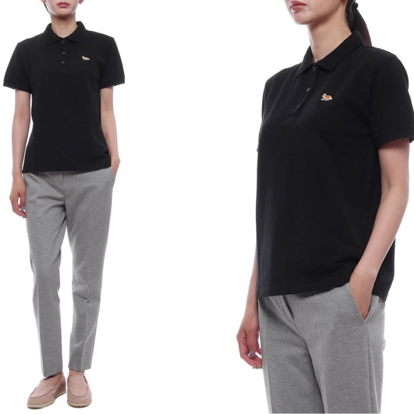 [부산점] 25SS 여성 베이비 폭스 패치 폴로 반팔티셔츠 (OW00207KJ7010 P199 25S)