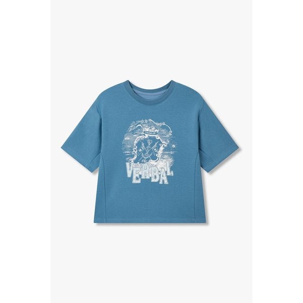 [파주점] 코튼 블렌드 빈티지 프린트 티셔츠 7126240504