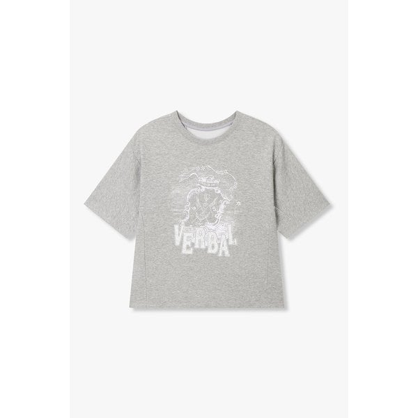 [파주점] 코튼 블렌드 빈티지 프린트 티셔츠 7126240504