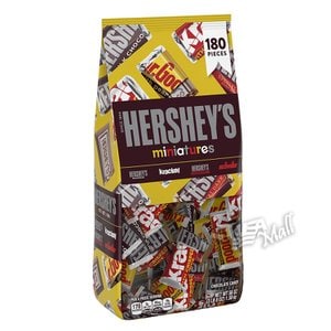  허쉬 대용량 미니어처 초콜릿 180개 HERSHEY`S MINIATURES CHOCOLATE CANDY
