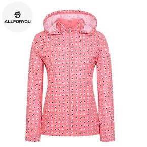 [여성] All For You Print Hooded Jumper AWJUM2161-CORAL