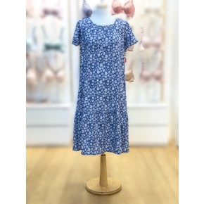 [파주점] 여성블루 폴리요루 플라워 원피스 TFWOP173BU