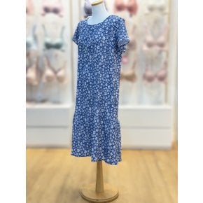 [파주점] 여성블루 폴리요루 플라워 원피스 TFWOP173BU