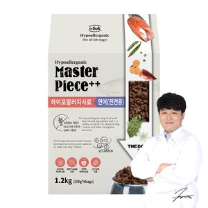 더독 닥터소프트 하이포알러지 명작사료 연어 전견용 1.2kg