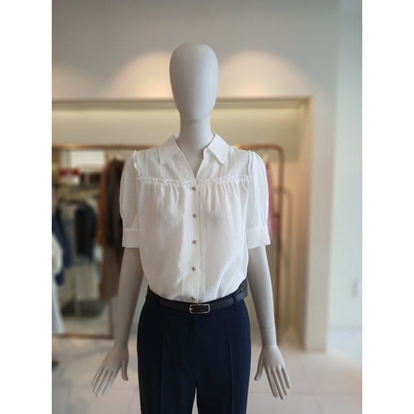 [여주점] 씨씨콜렉트 프릴카라넥블라우스 E262msc135