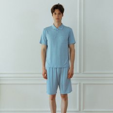 마이크로모달 팀 라운지 세트(FMEW074S) Light blue